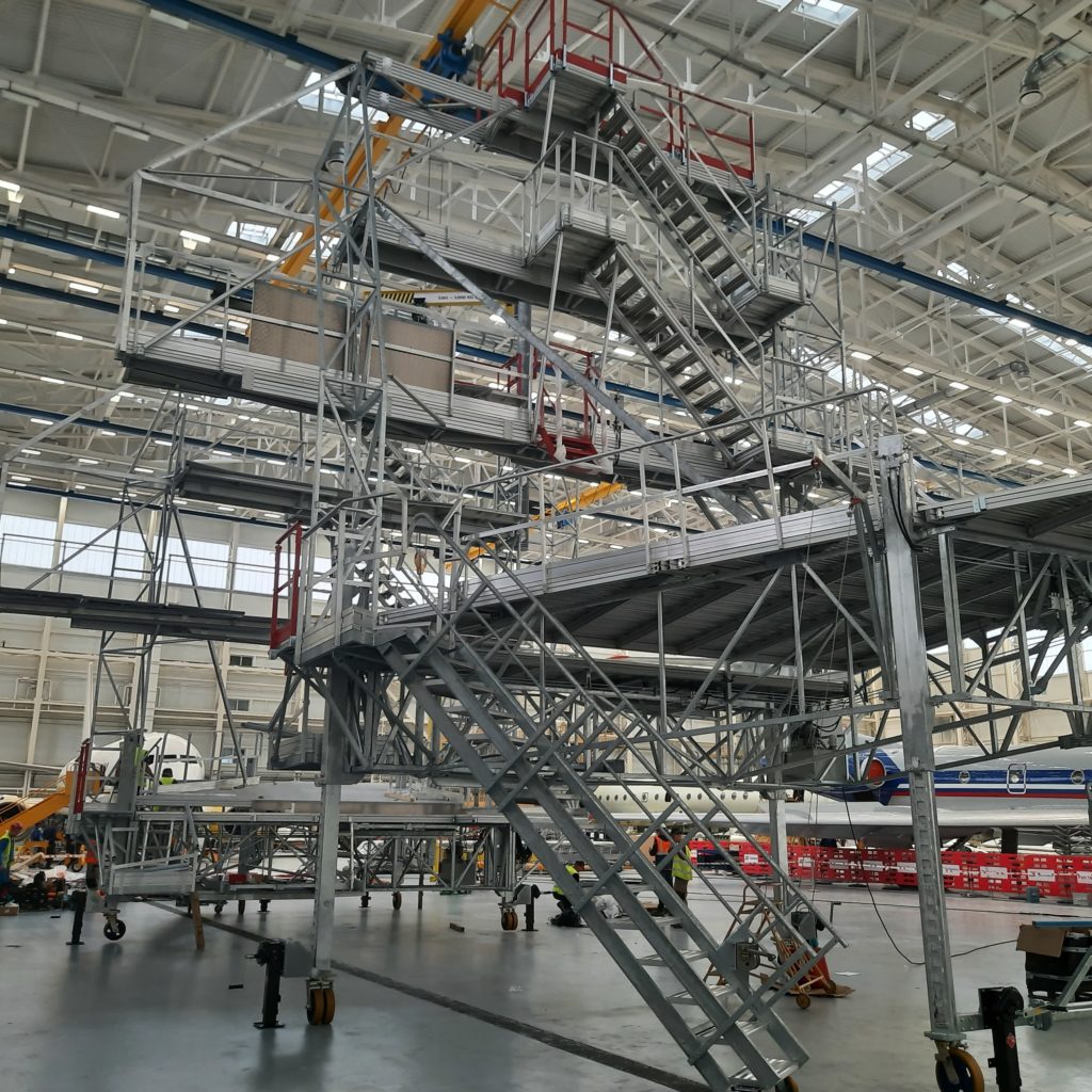 Tail docking system AERO GSE